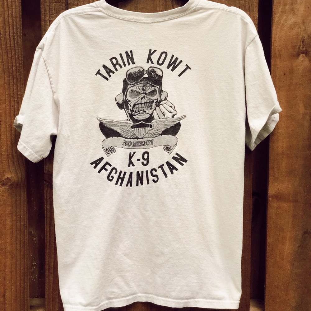 K-9 Afghanistan Skull Tarin Kowt Military Tee